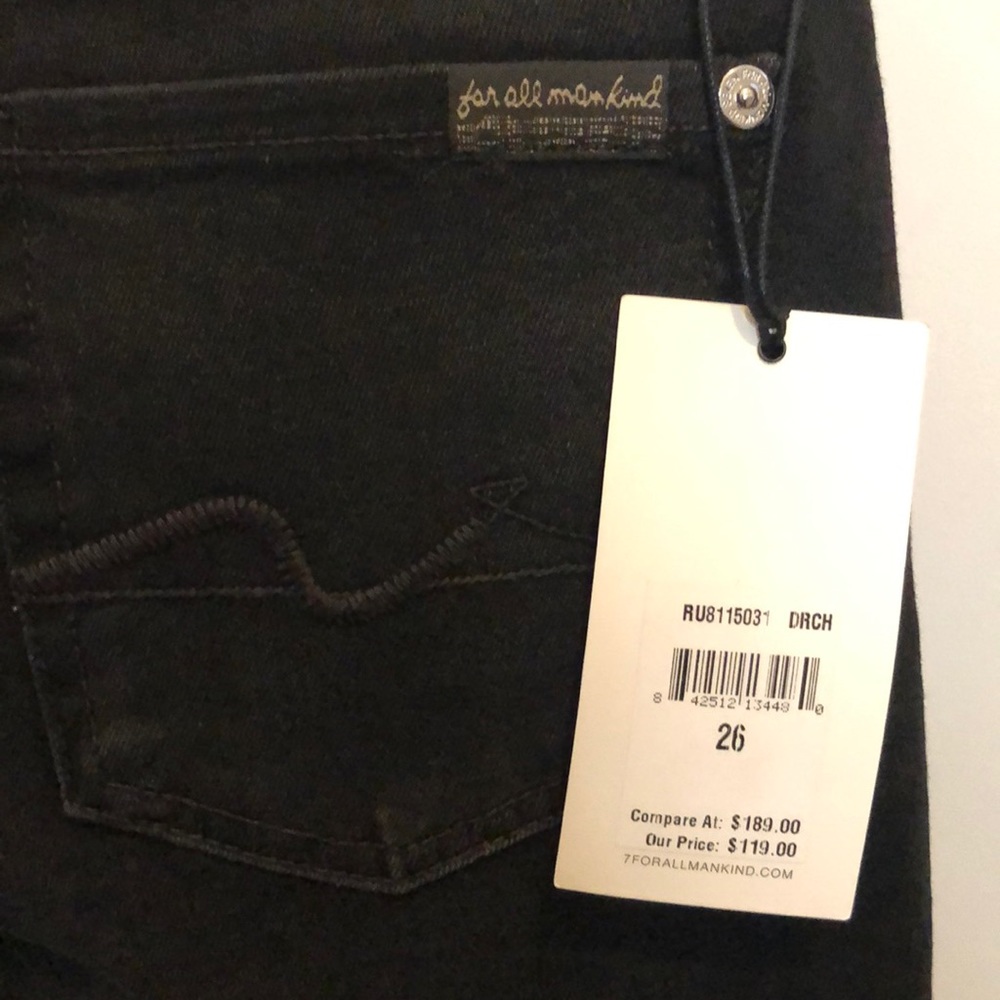 Karah Crop Seven Black Jeans - Picture 5 of 5